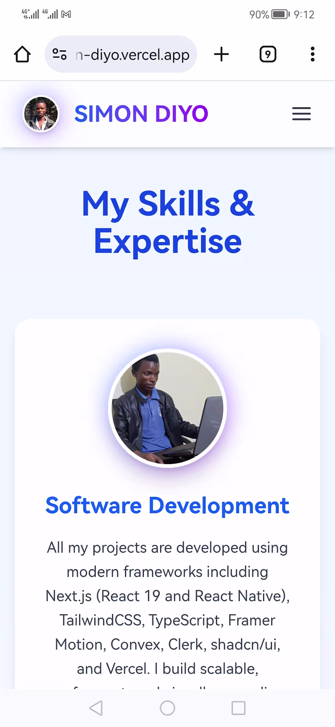 Cover image for Portfolio Web (Personal Brand)
The Work: