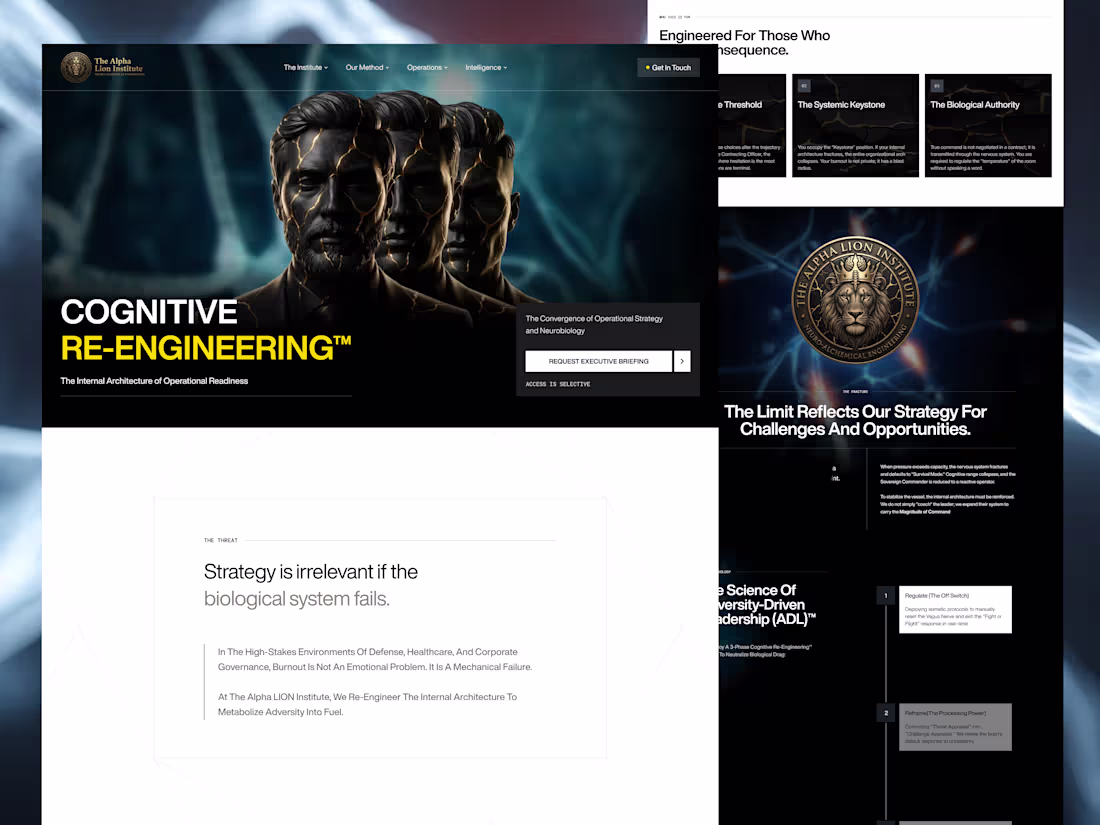 Cover image for Alpha Lion Institute — End to End Kajabi Platform & Funnel build