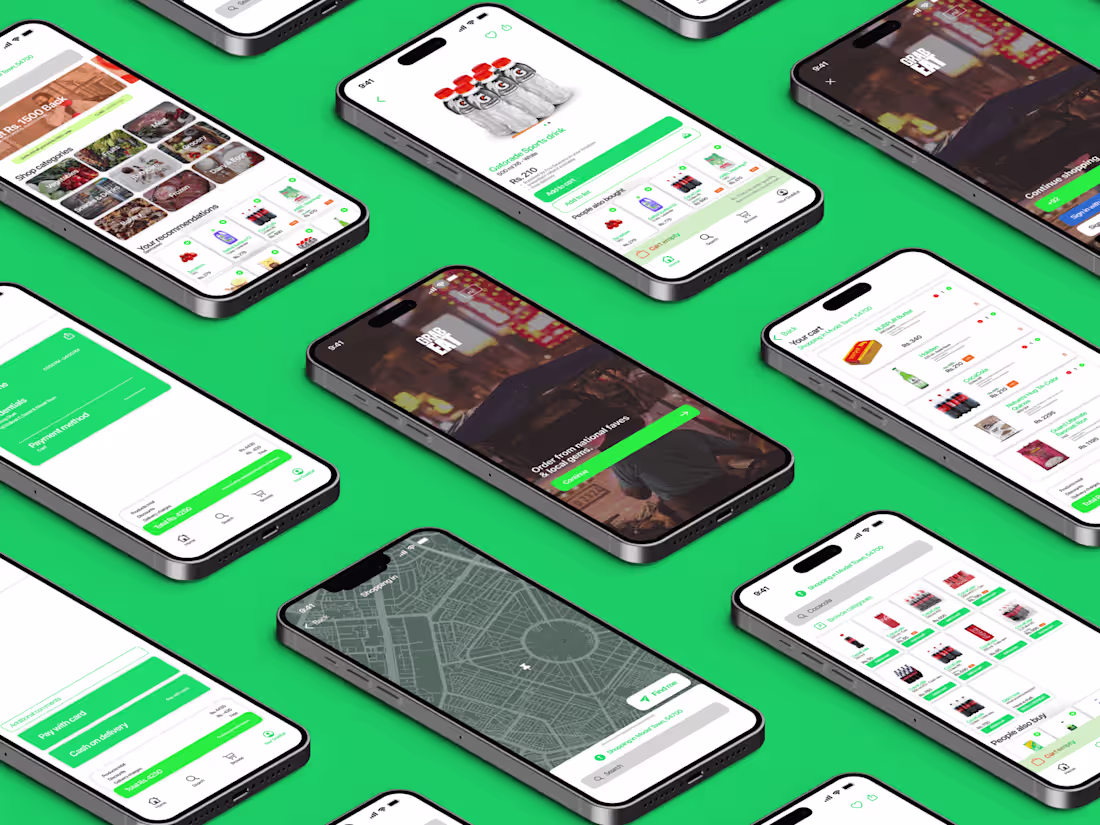 Cover image for GrabEat - UX/UI case grocery app