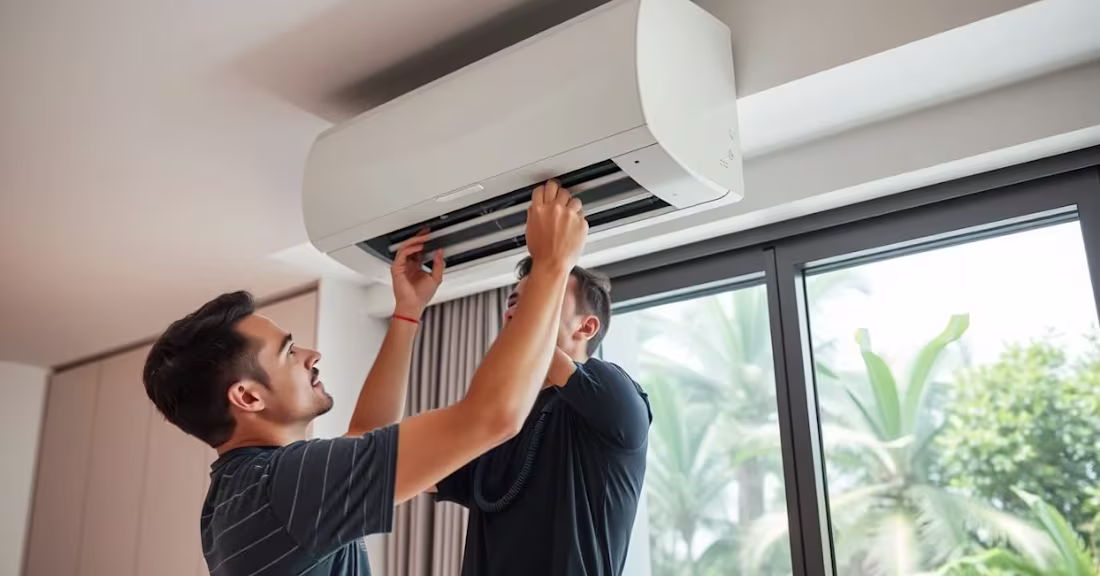 Cover image for Comprehensive Air Conditioning Servicing in Singapore
