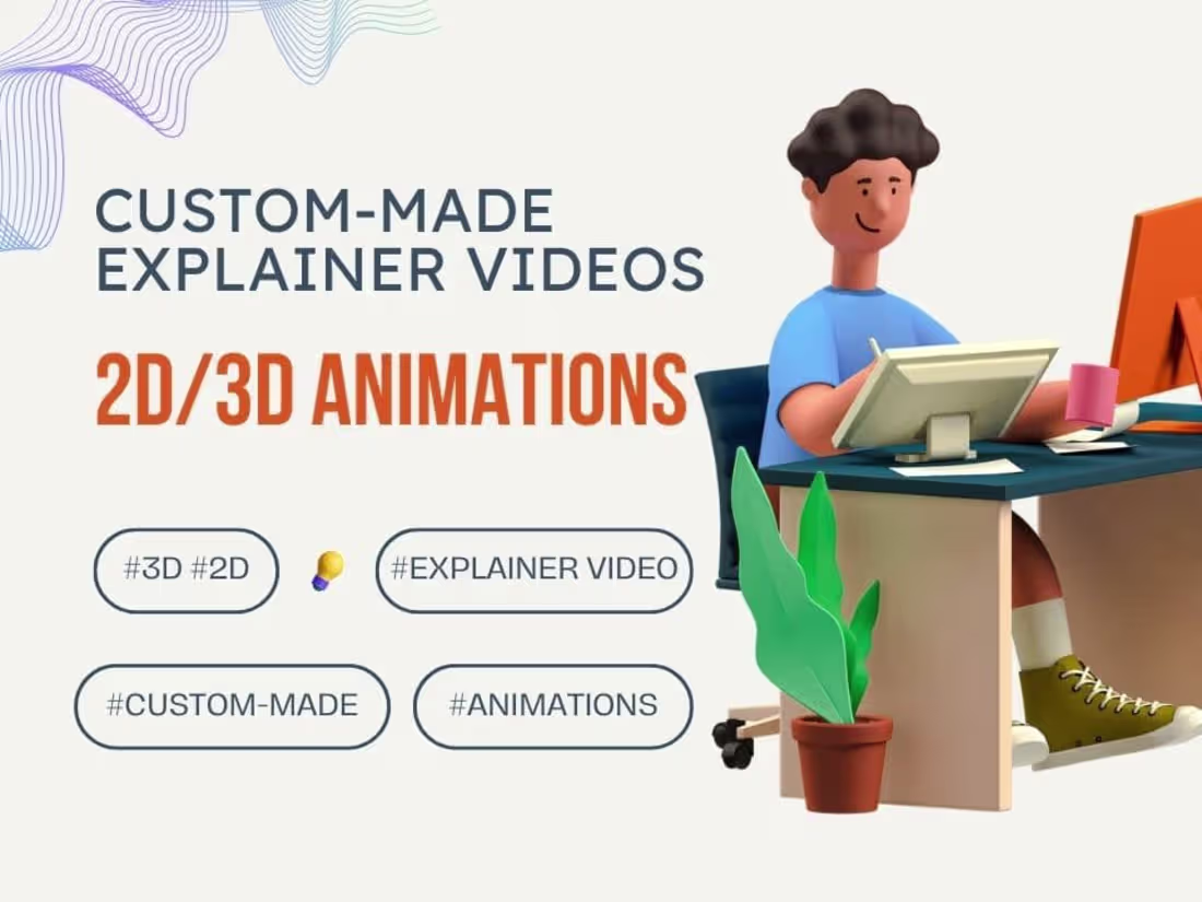 Cover image for Eye-Catching Explainer Videos | Custom 2D/3D Animations