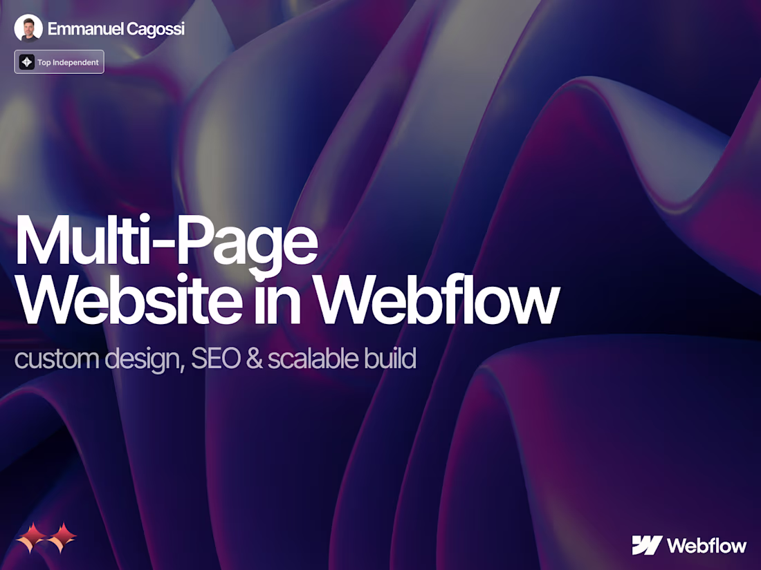 Cover image for Multi-Page Website :: Custom Design, Scalable & SEO Friendly