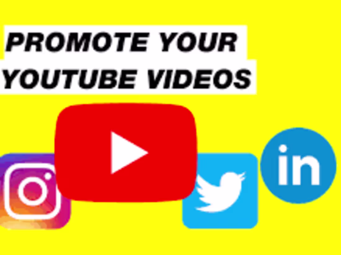 Cover image for i will promote youtube video 