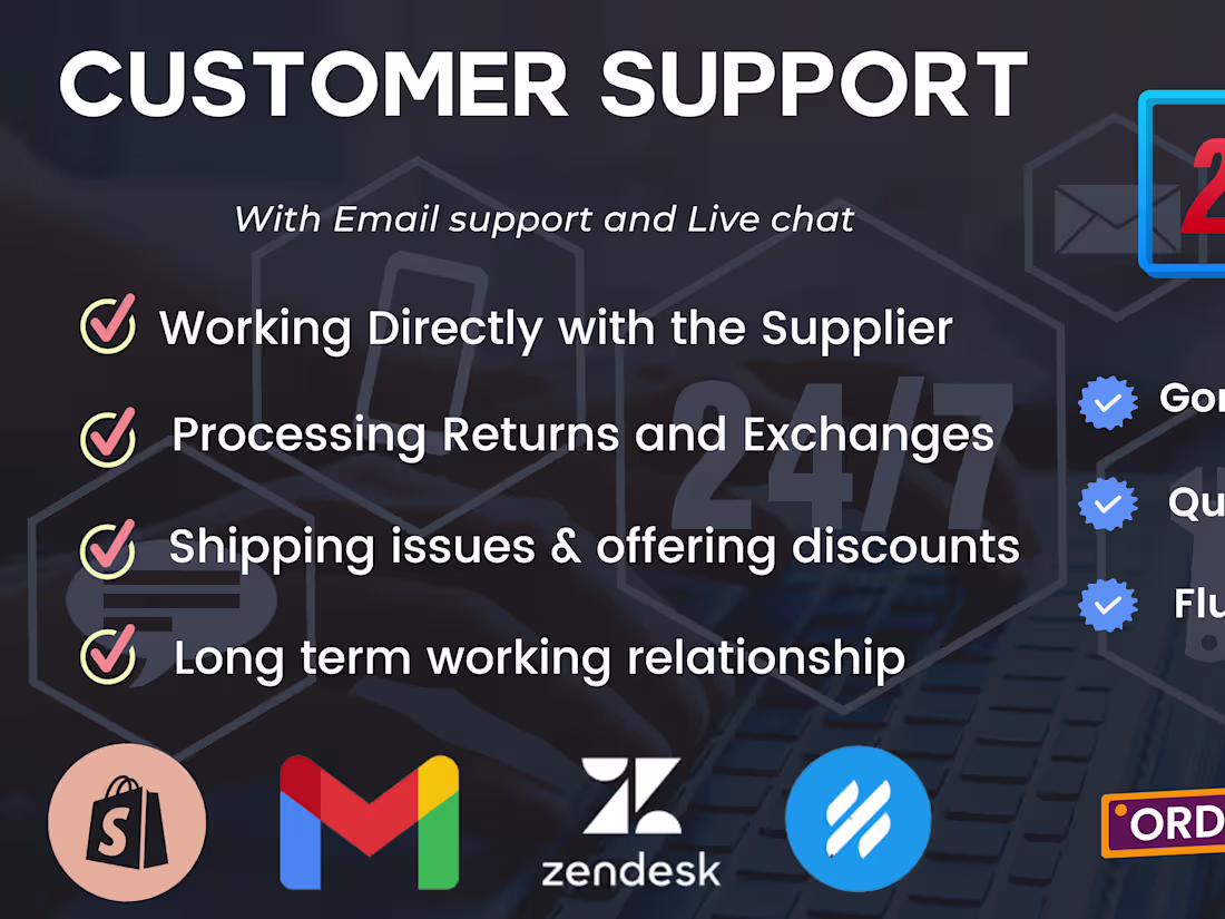 Cover image for 24/7 Customer Support Service