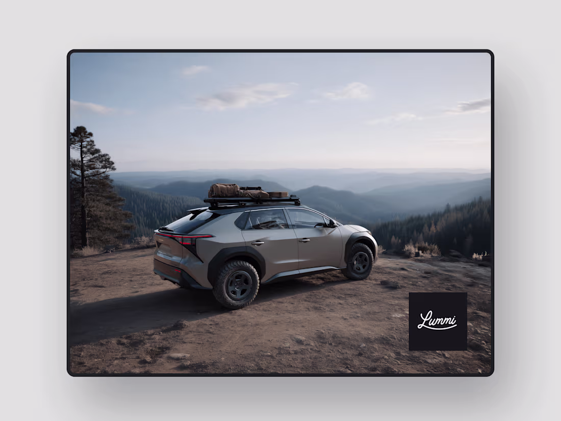 Cover image for Eco-Luxe EV: Complete Lummi AI Visual Strategy