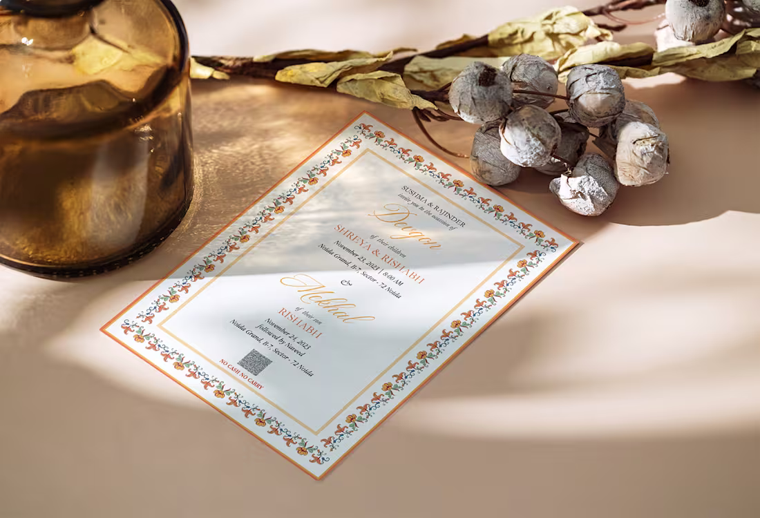 Cover image for Wedding Card Design | Kashmiri