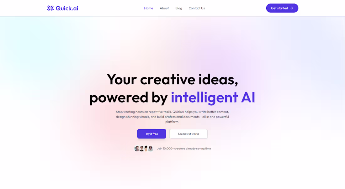 Cover image for QuickAI was born from a