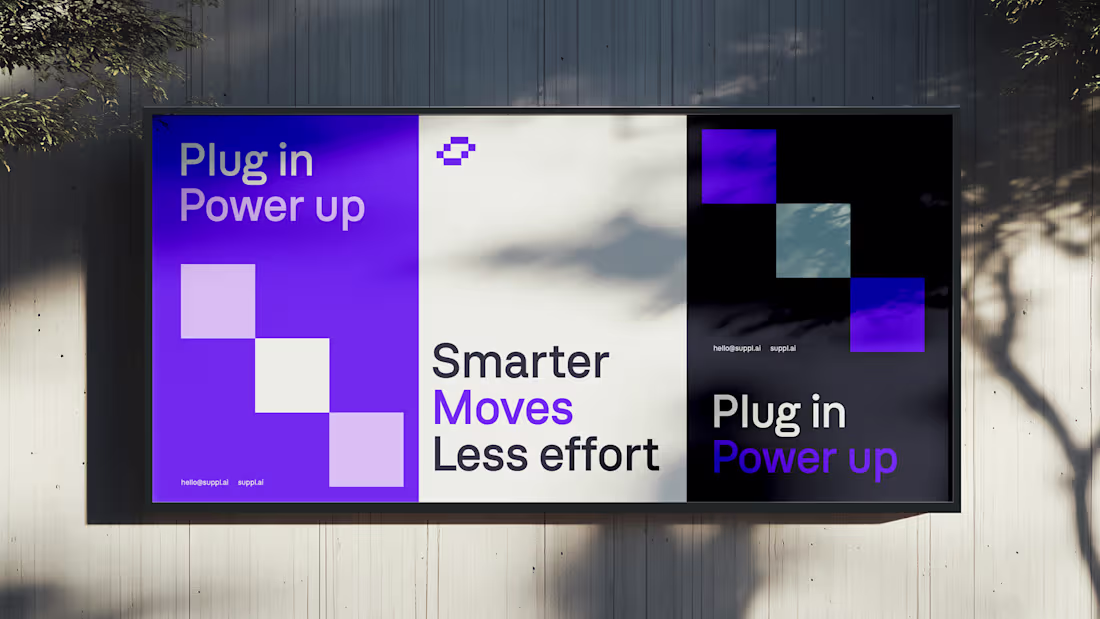 Cover image for Brand design for SupplAi - A young AI agent SaaS startup tha...