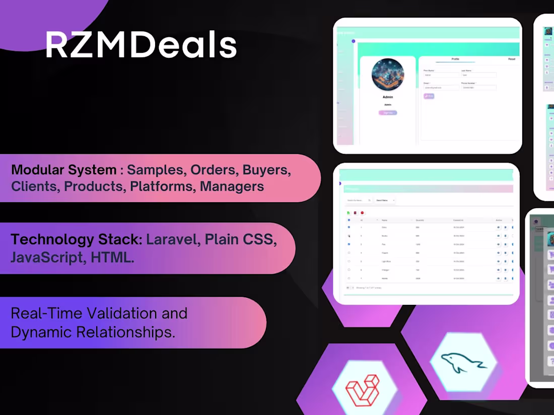 Cover image for RZMDeals | Order management