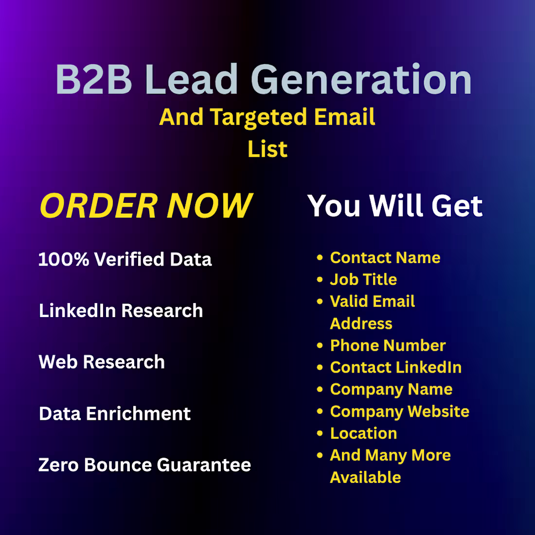 Cover image for Get 100% verified B2B leads