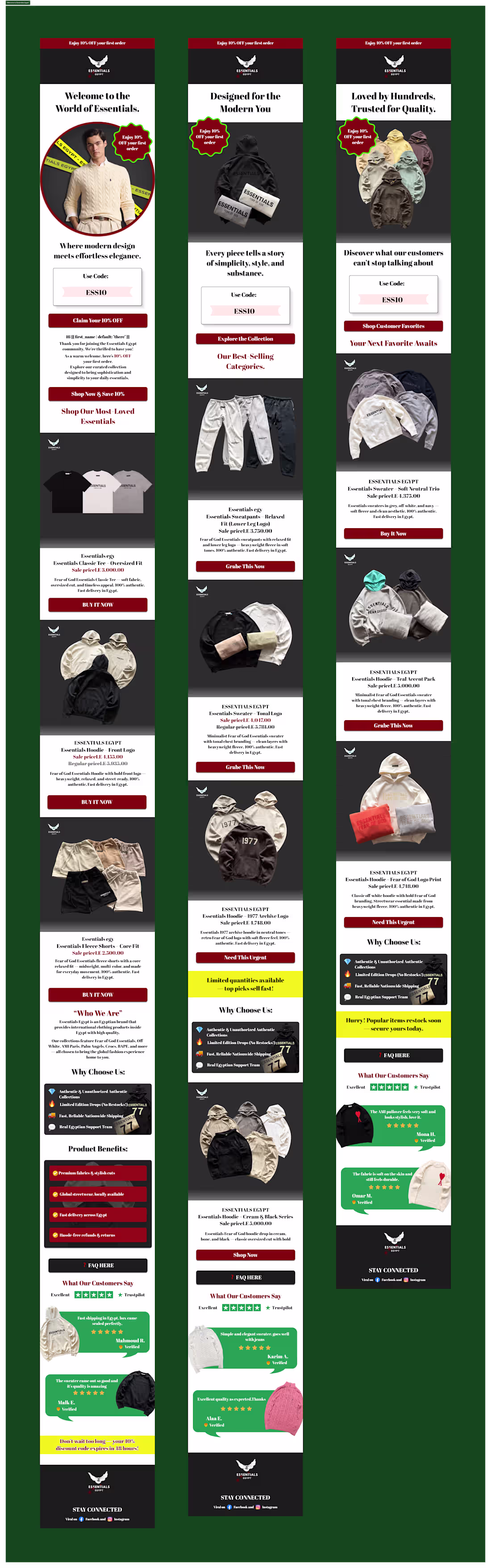 Cover image for “Welcome to Essentials Egypt”