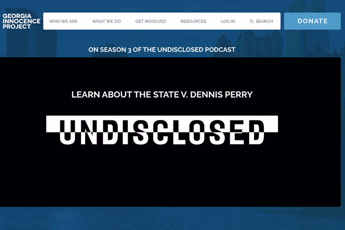 Cover image for Georgia Innocence Project Case Study