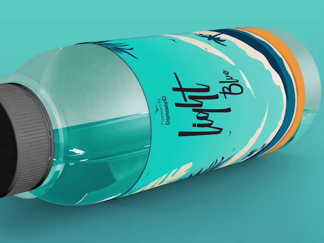 Cover image for Light Blue Label Design