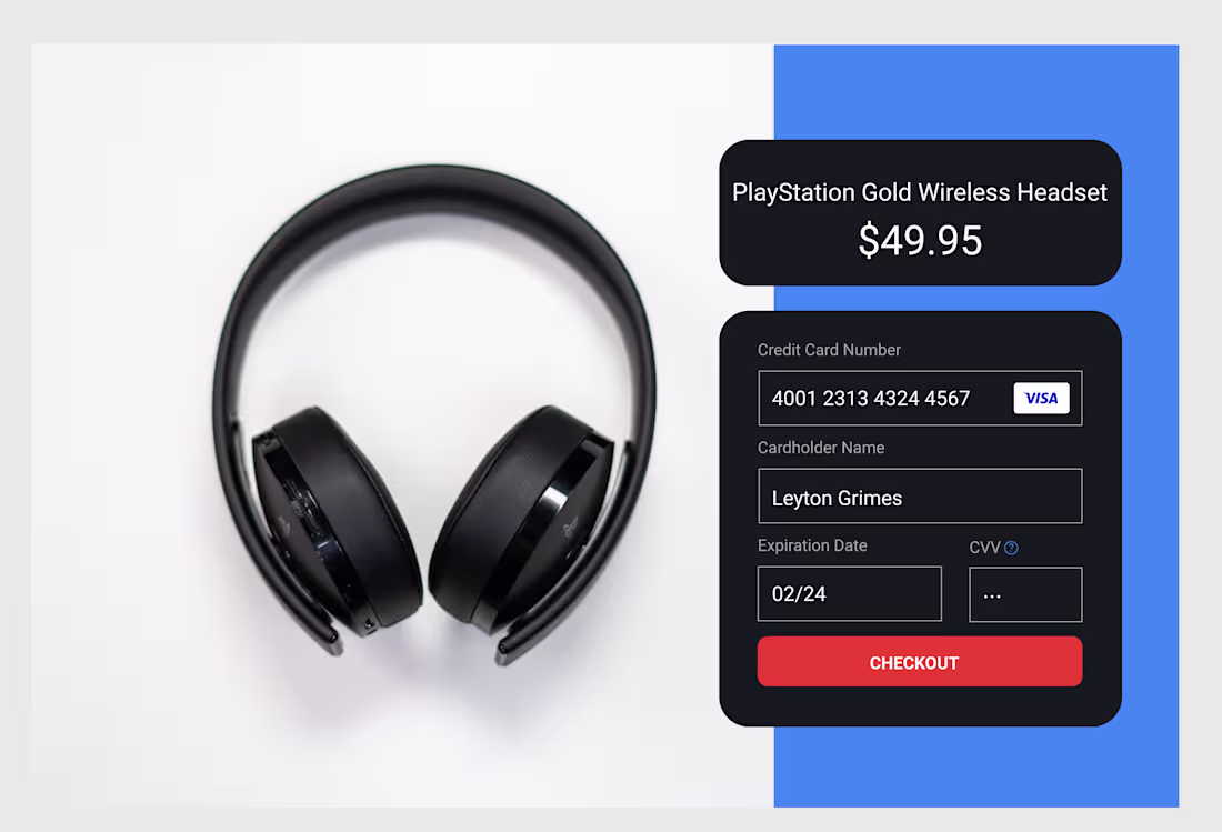 Cover image for Day 002 — Credit Card Checkout | 100 days UI challenge