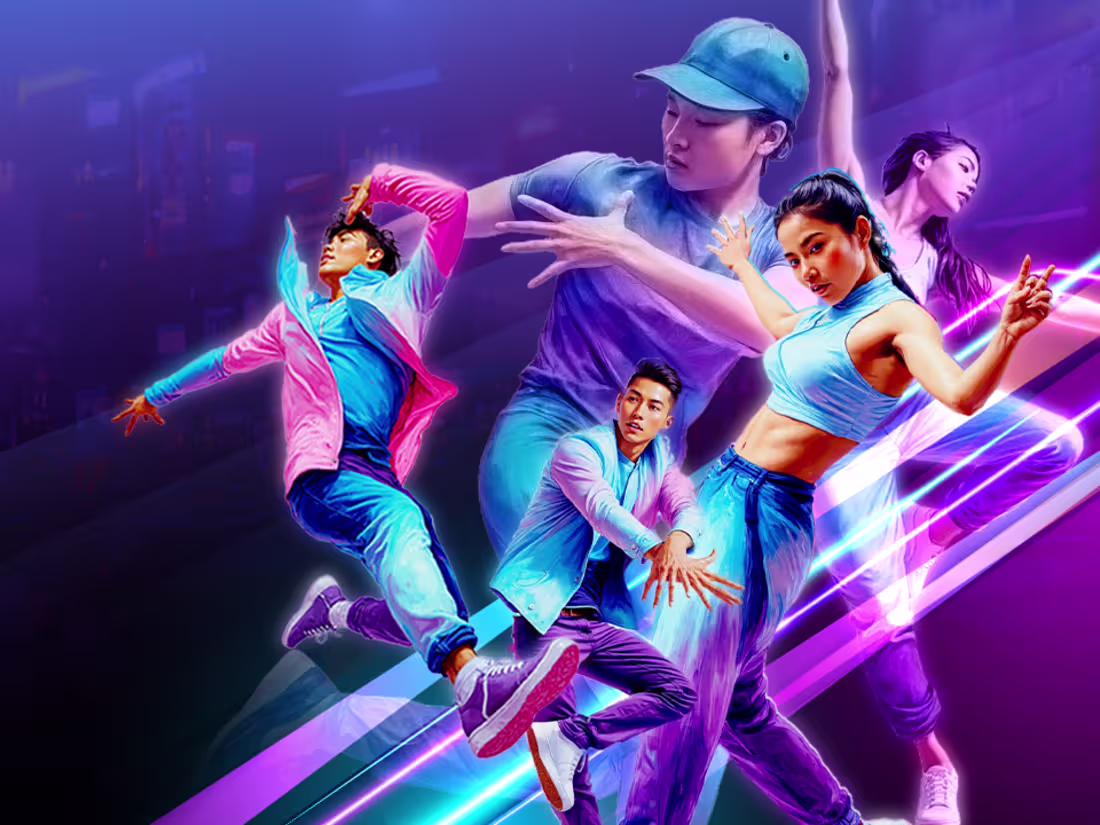 Cover image for Neon Groove – Dancing Event Banner