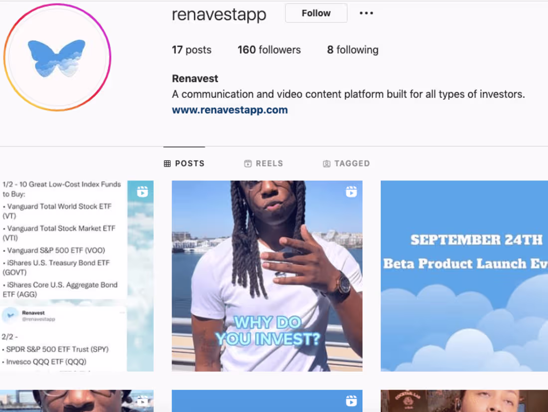 Cover image for Renavest, a FinTech Startup