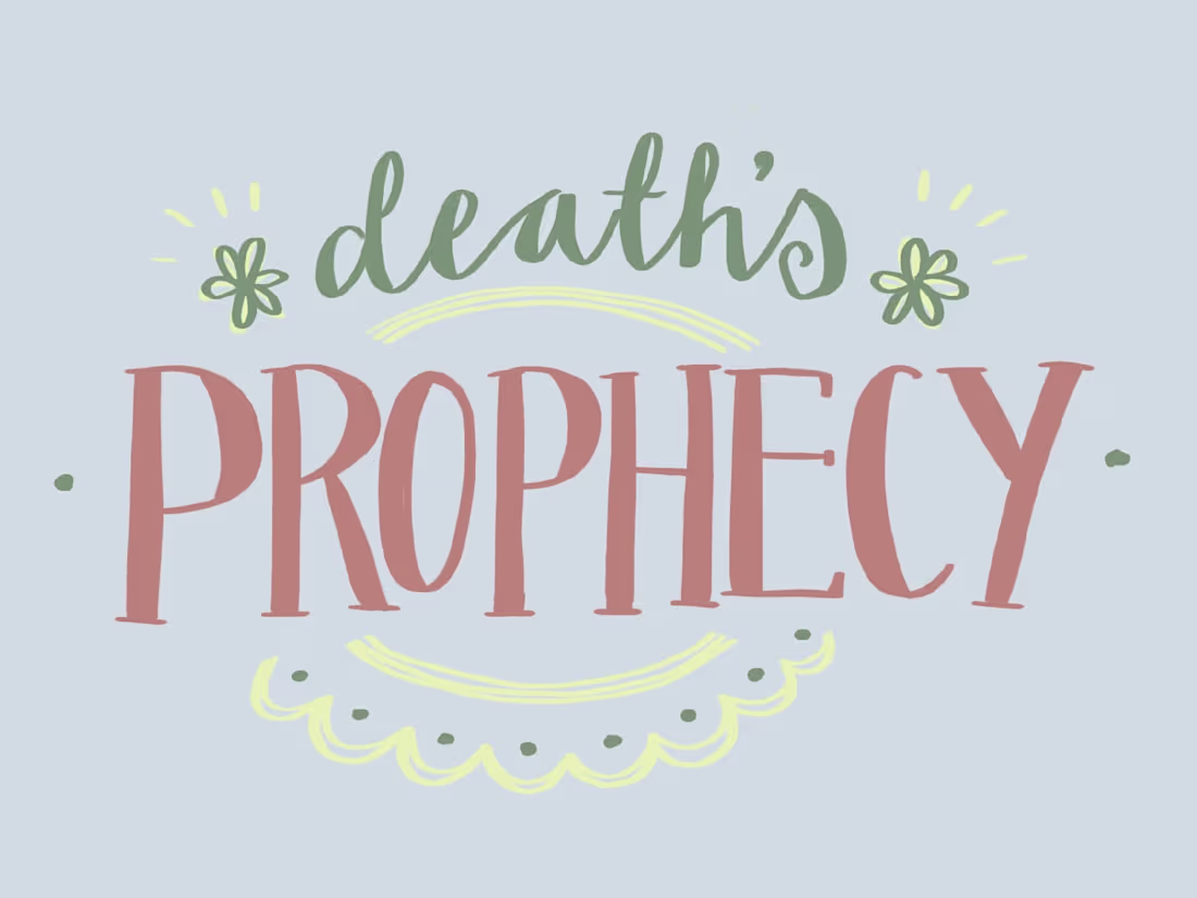 Cover image for Death’s Prophecy - Poem