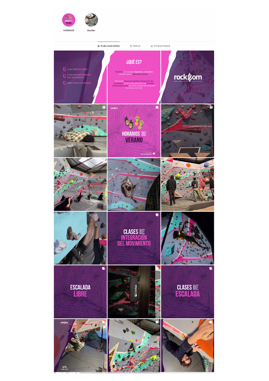 Cover image for Brand Design: Boulder Gym "Rock&Om"