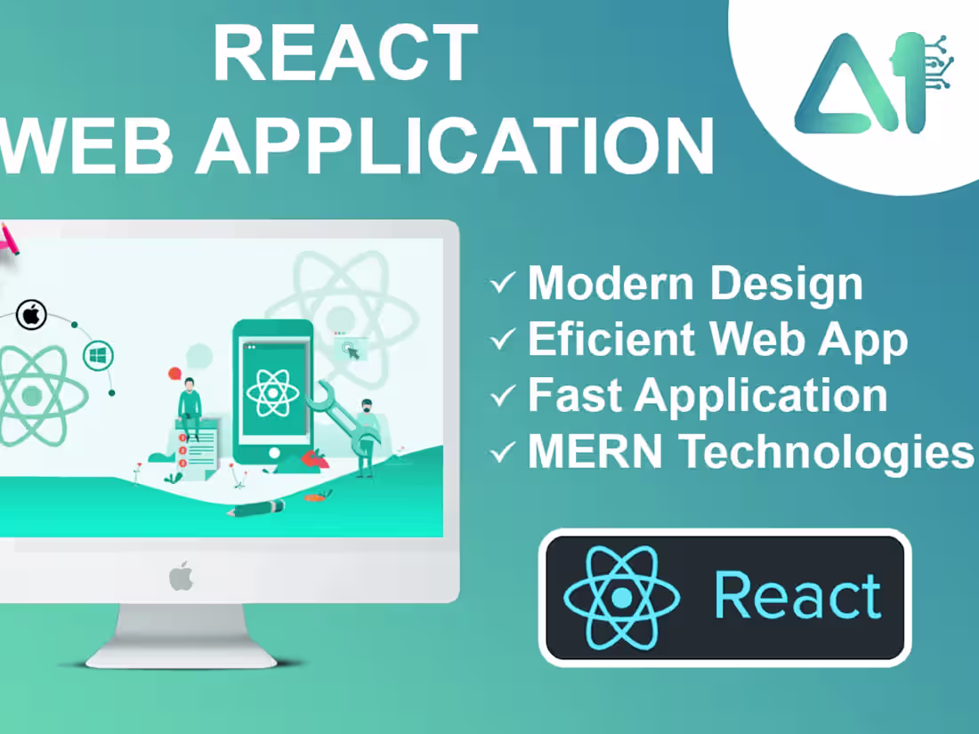 Cover image for Custom React.js Web Application Development