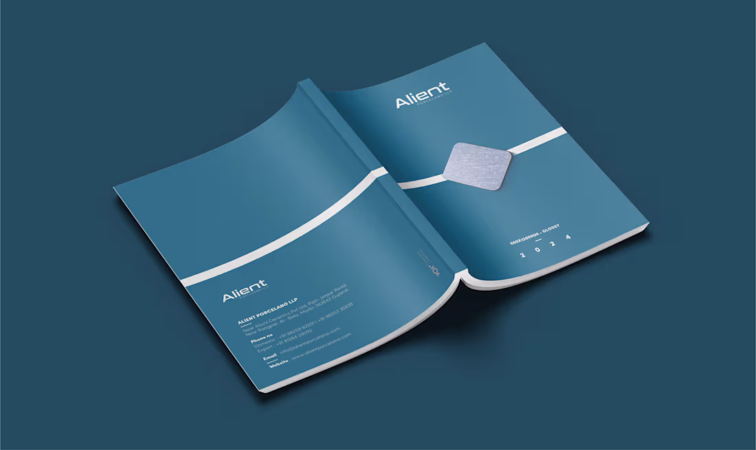 Cover image for Product catalog for alient ceramic