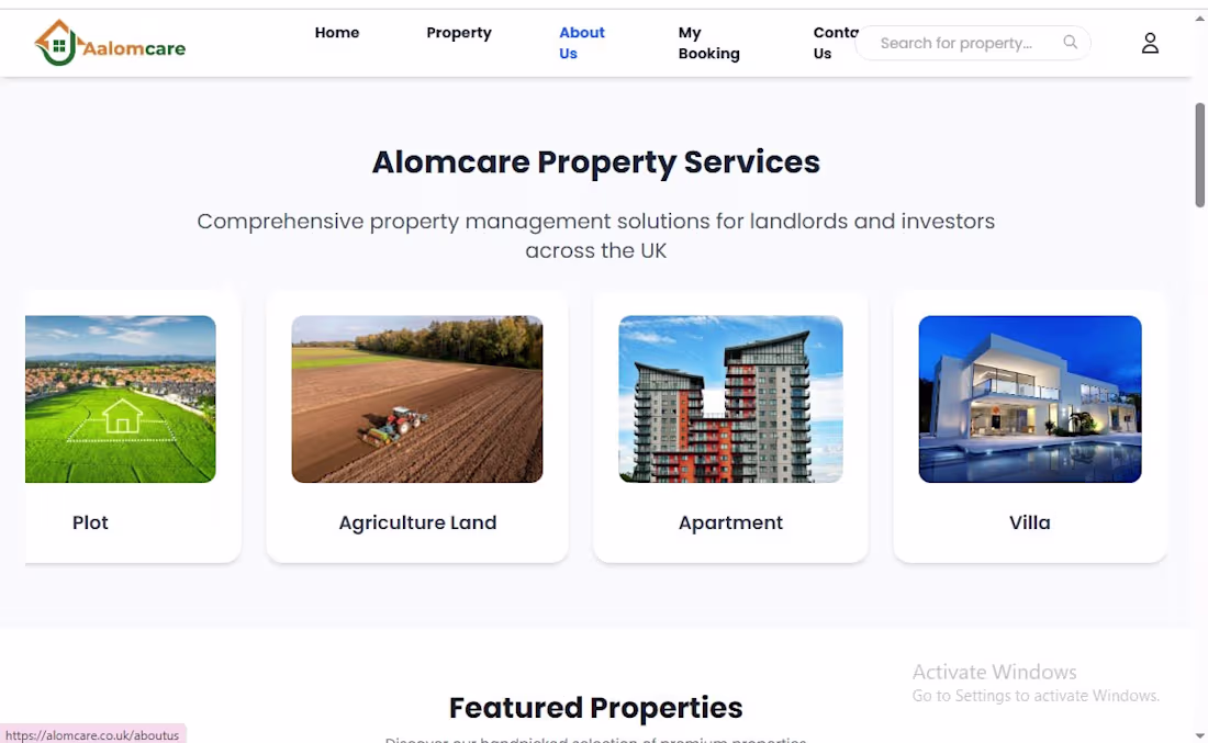 Cover image for Property management software and website
