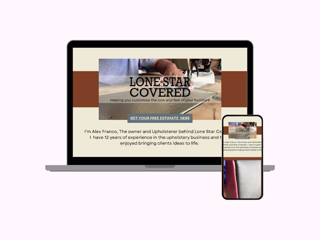 Cover image for Single Page Website Design