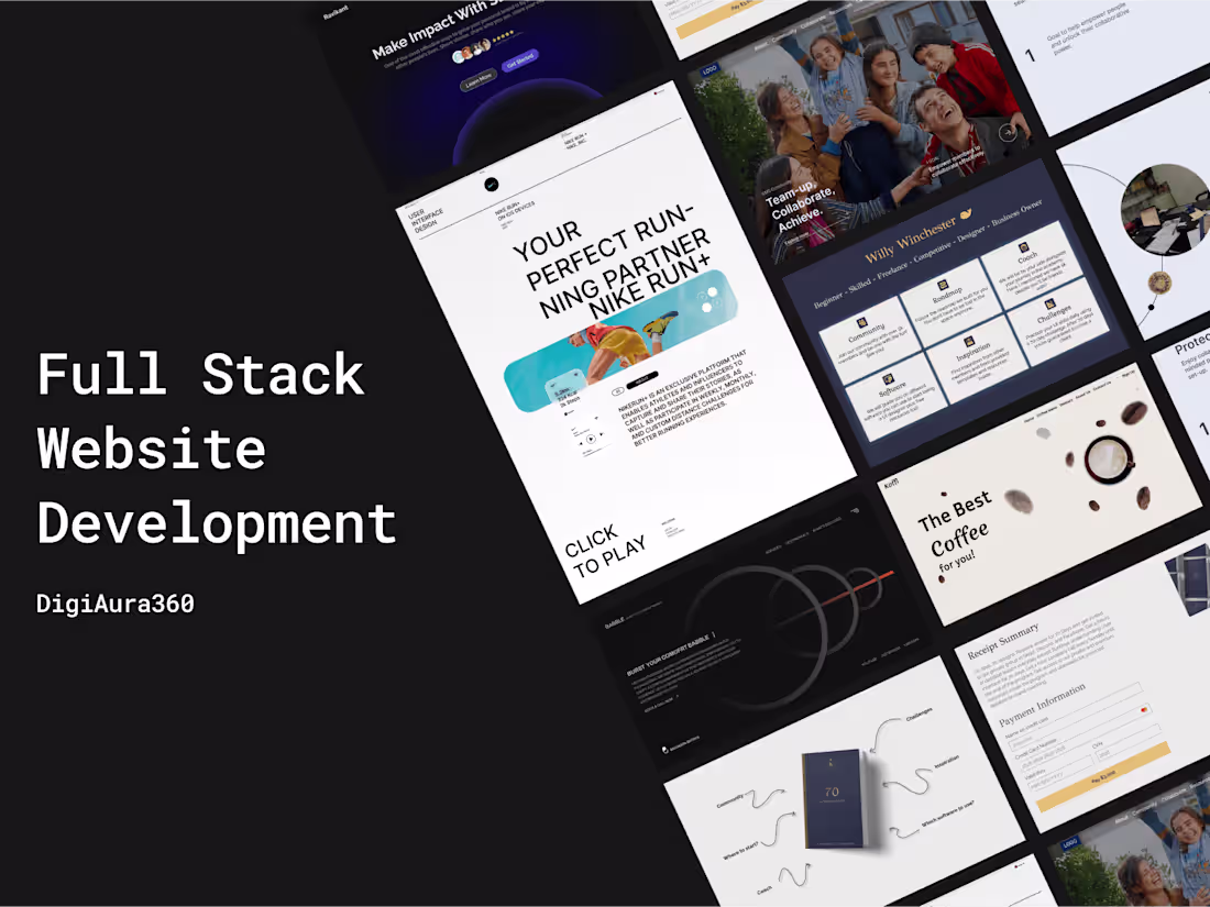 Cover image for Full-Stack Website Development: