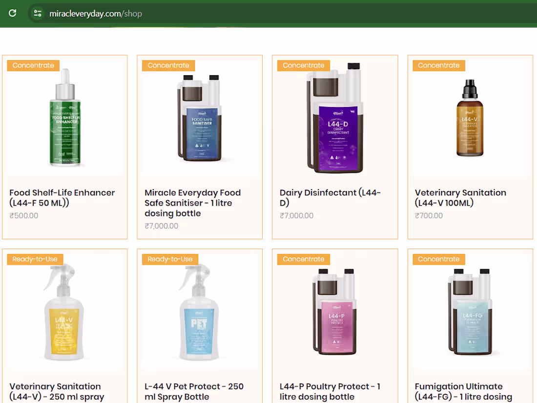 Cover image for E-commerce Website Redesign for Miracle Everyday