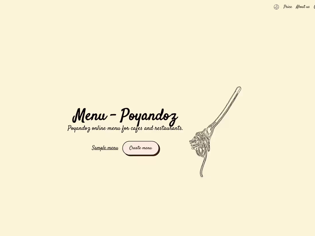 Cover image for Online QR Code Menu