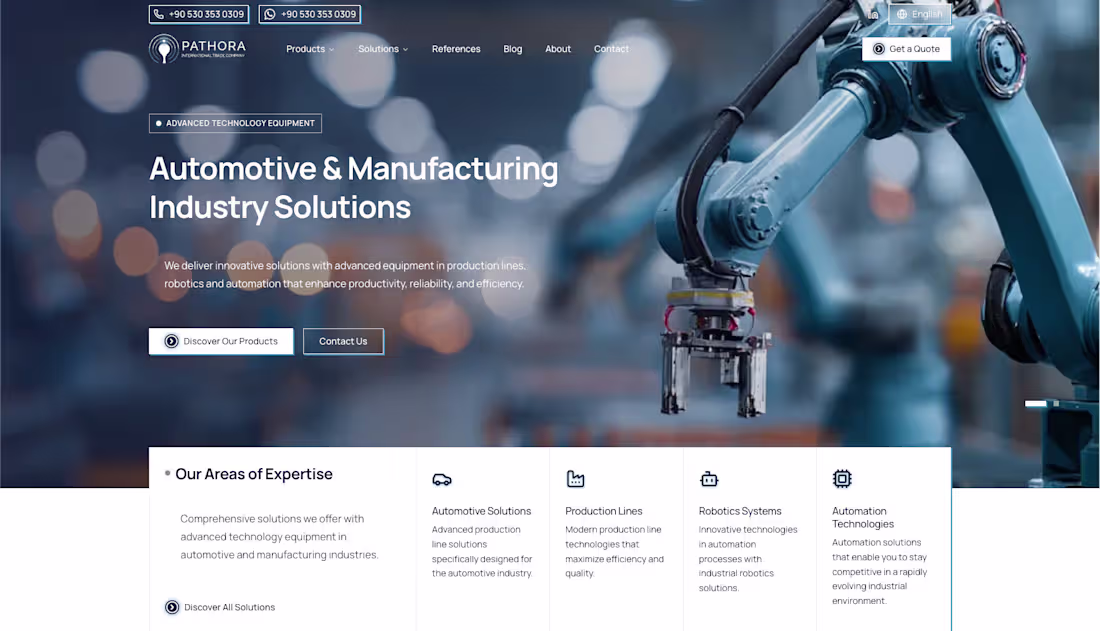 Cover image for Corporate web design for Pathora,