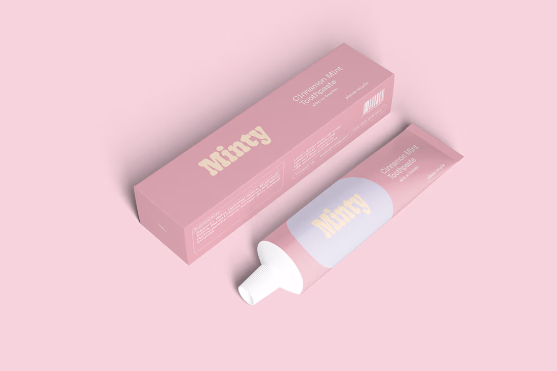 Cover image for Minty Toothpaste | Packaging & Branding