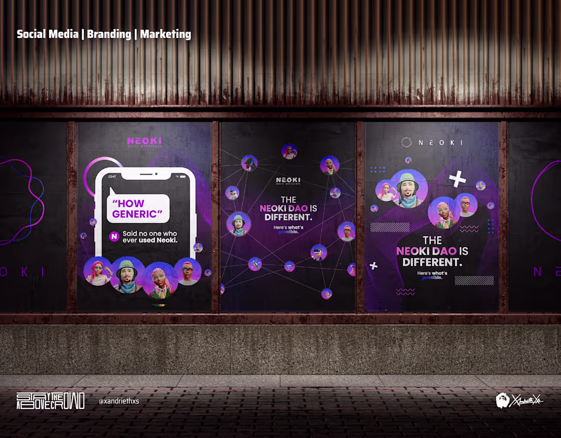 Cover image for Neoki - Social Media and Branding for multi-metaverse