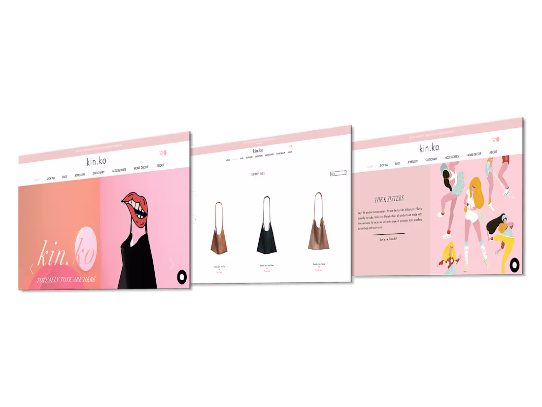 Cover image for Web Design for KIN.KO 