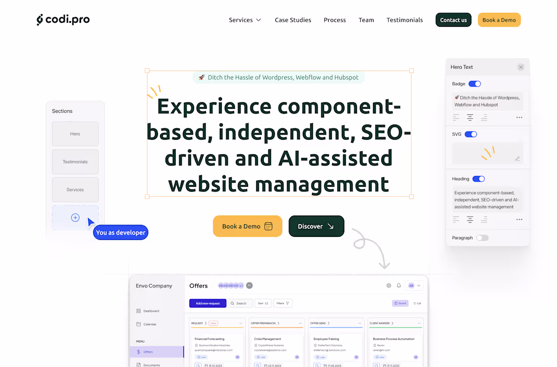 Cover image for codi.pro - Web design & Visuals for Website Development Agency