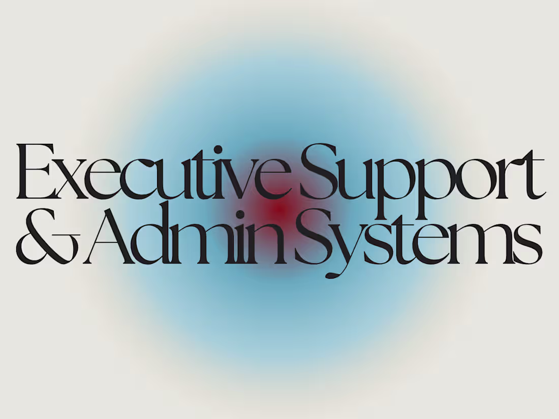Cover image for Executive Operations Assistant