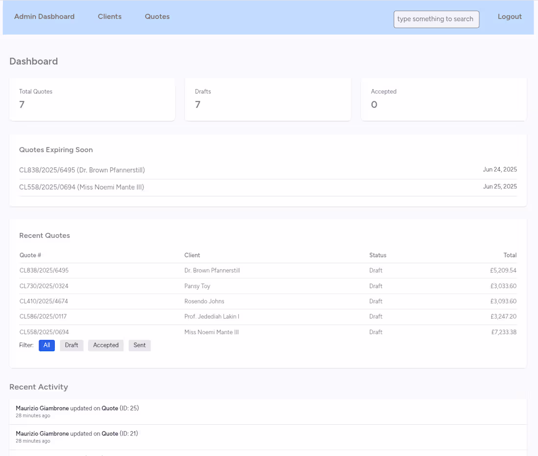 Cover image for Laravel Quote Builder with PDF Export