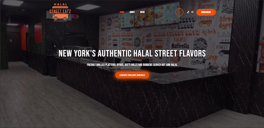 Cover image for Working on a full WordPress build for Halal Street Eatz — fr...