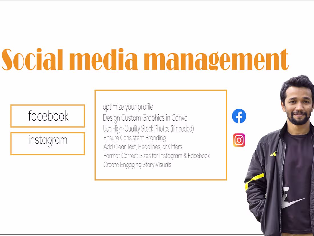 Cover image for ✅ Manage Your Instagram & Facebook for 7 Days