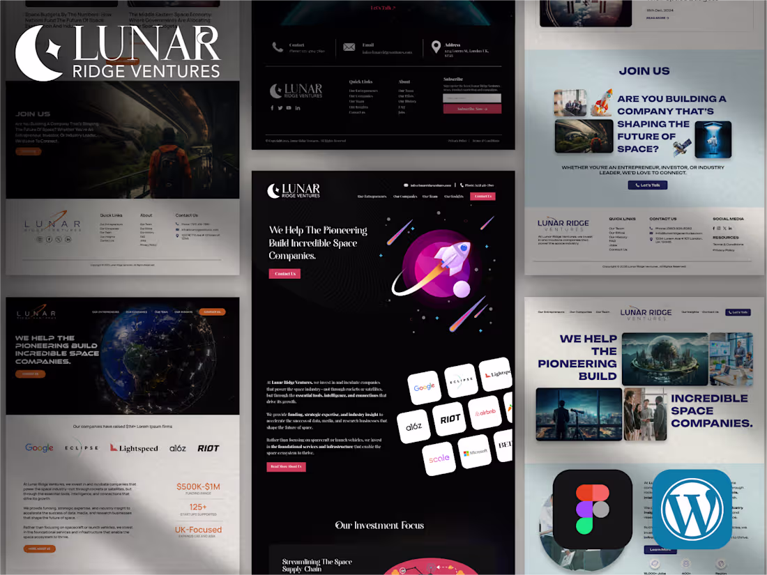 Cover image for Investment Firm Website UI/UX Design & CMS Development