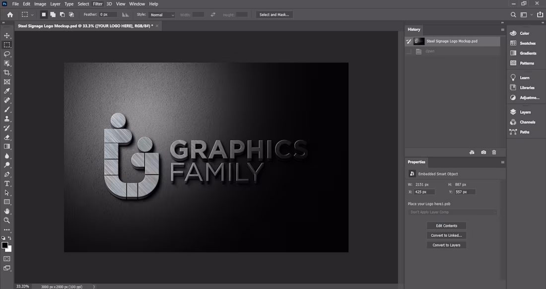 Cover image for I create clean, modern graphic