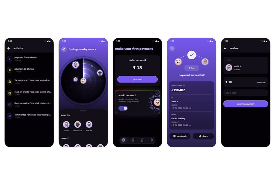 Cover image for Proximity payments app