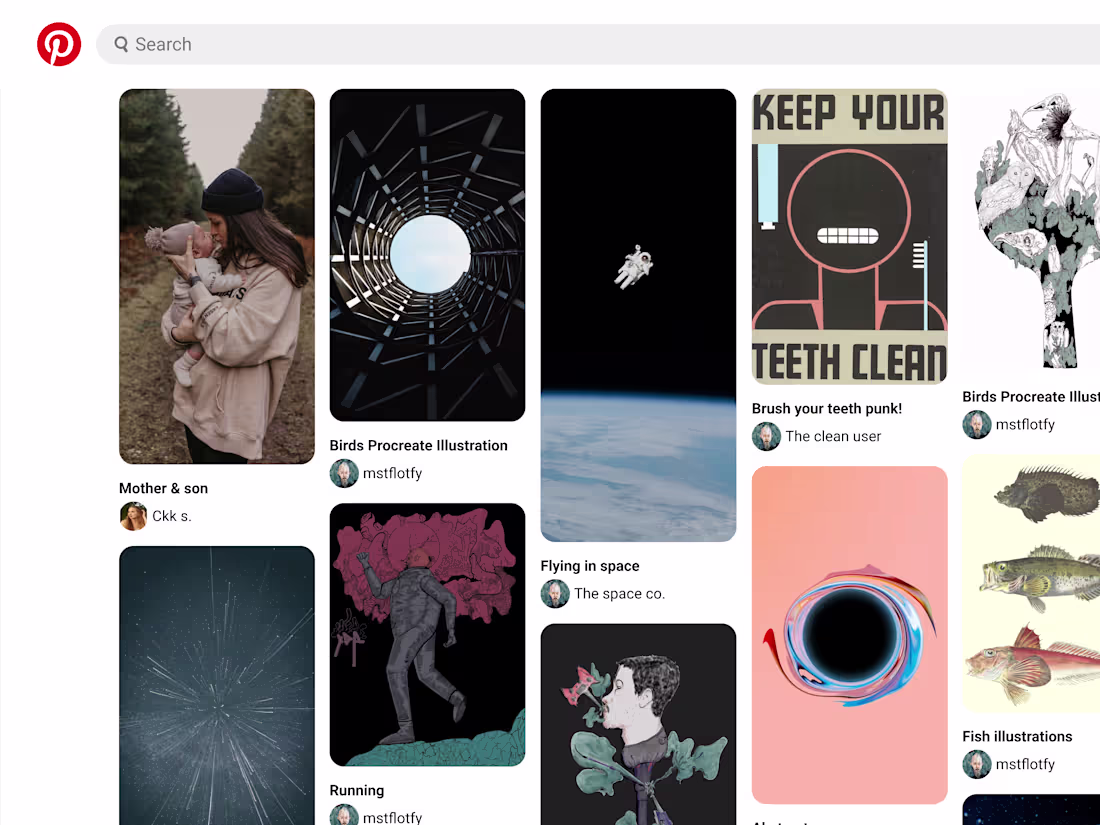 Cover image for Pinterest Web UI Design Clone for MacBook