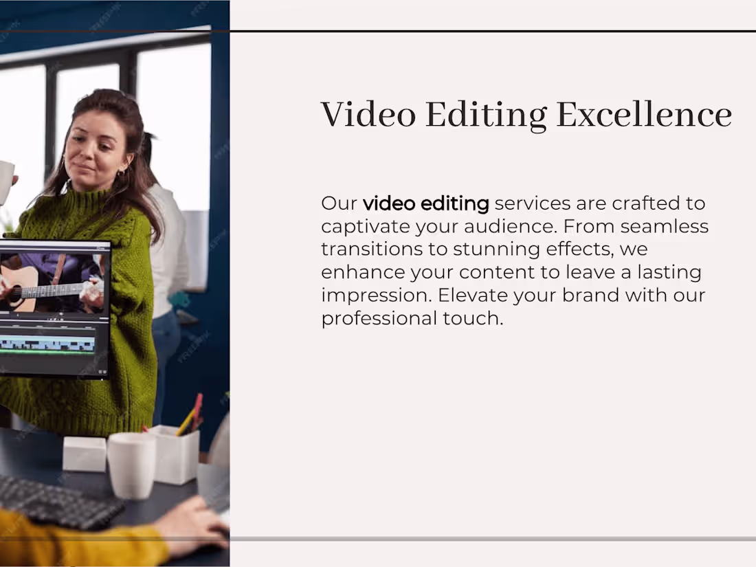 Cover image for Video editing