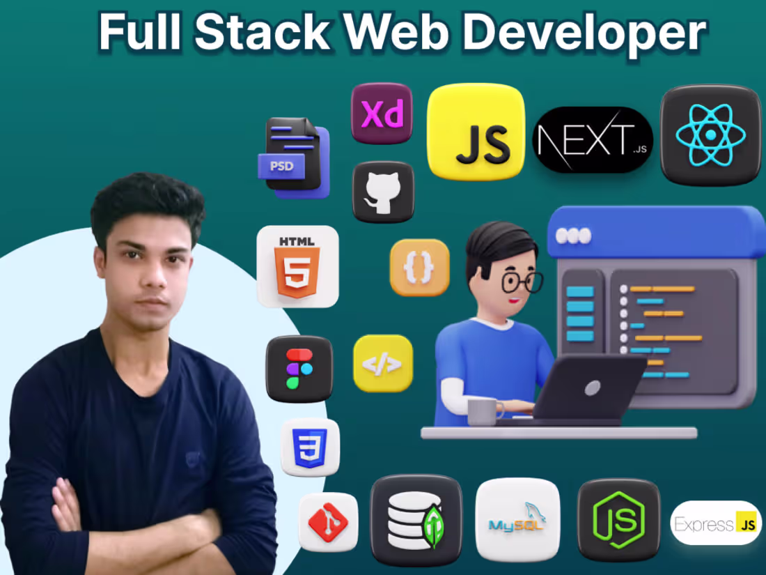 Cover image for React & Next.js Full-Stack Development
