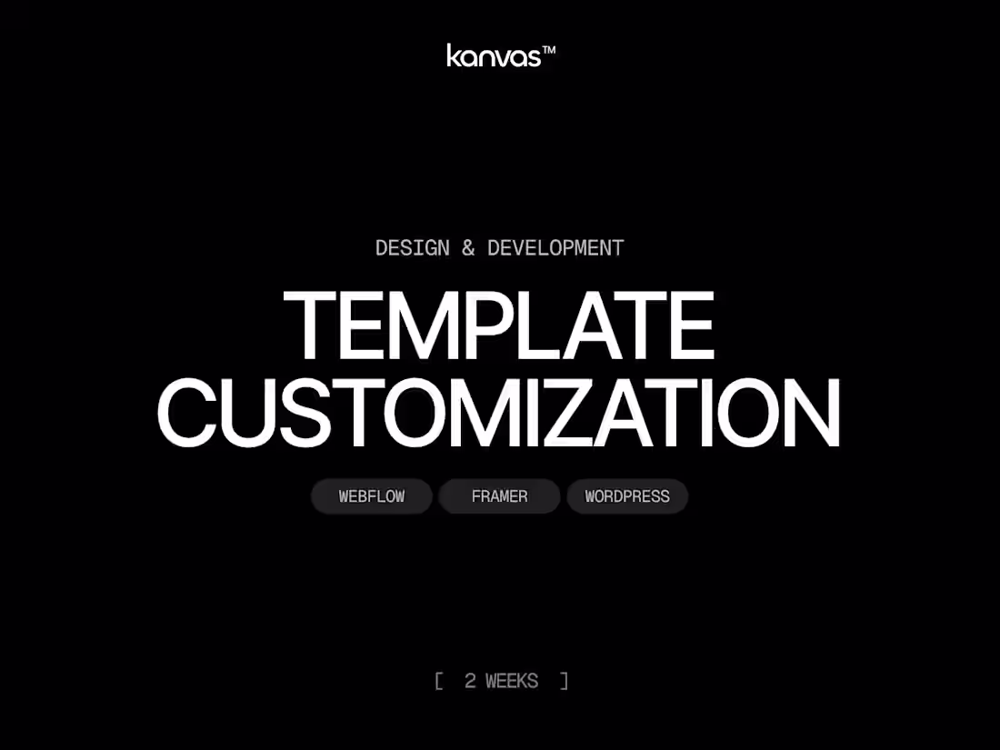 Cover image for Website Template Customization (Design & Development)