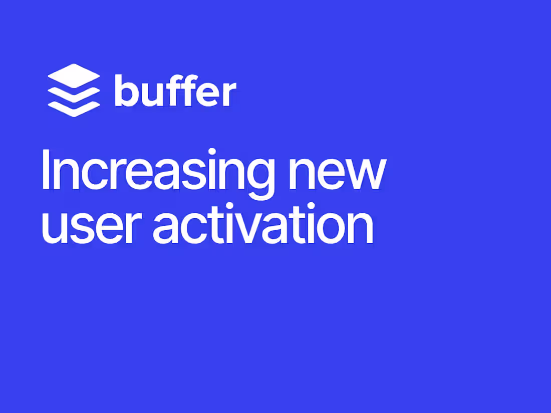 Cover image for Increasing user activation