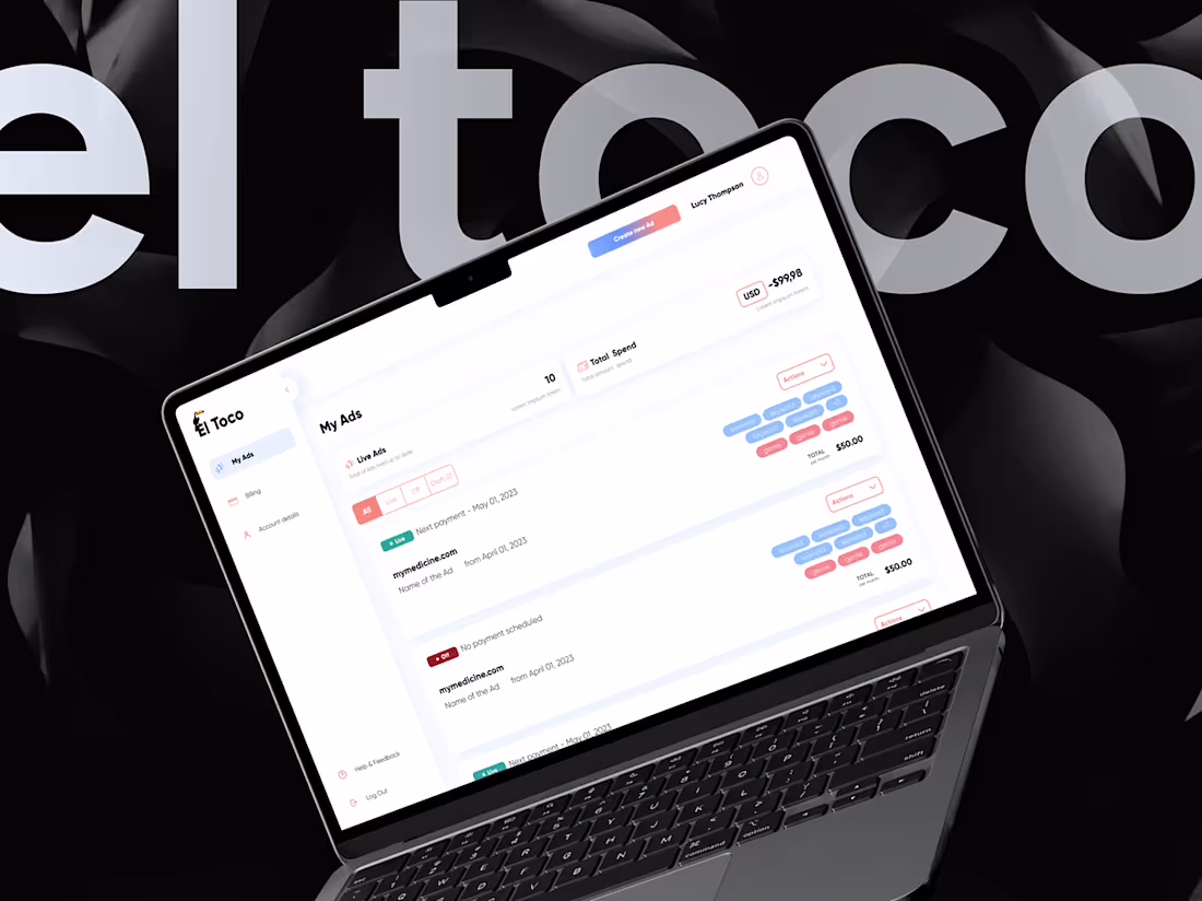 Cover image for El Toco Ads - Advertising Platform 