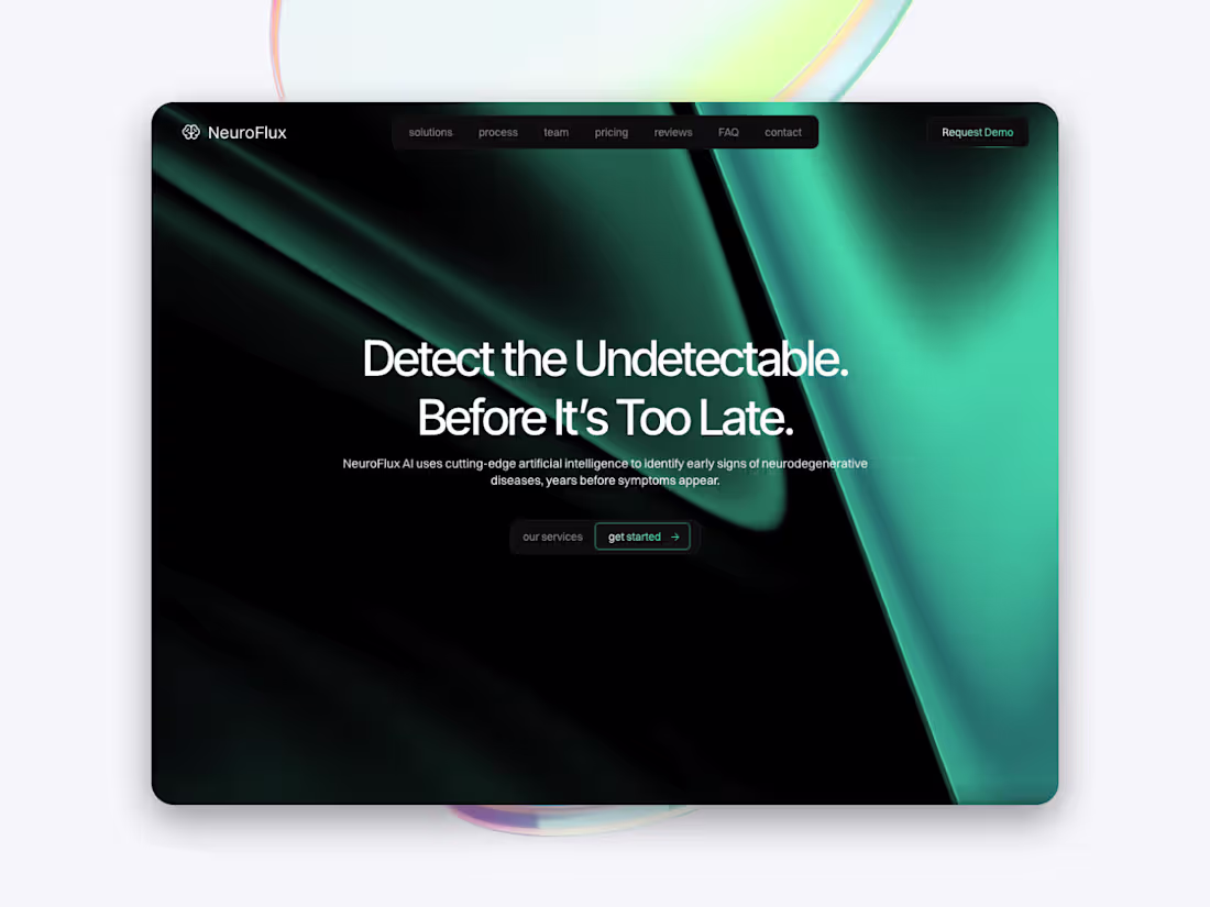 Cover image for Neuroflux AI Website Redesign