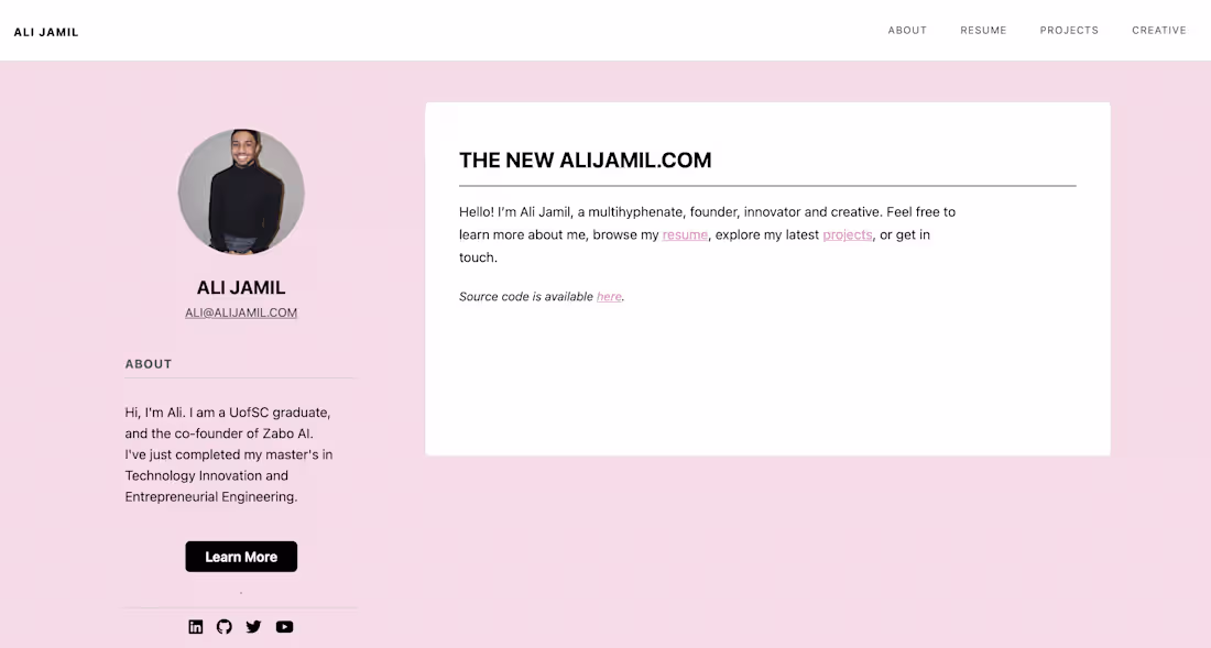 Cover image for For my third project, I’m sharing my open-source portfolio w...
