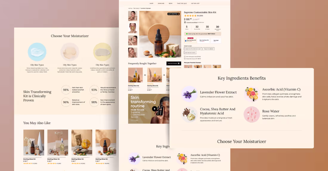 Cover image for Single Product Page Design including